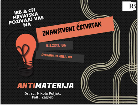 antimaterija / znanstveni četvrtak antimaterija / znanstveni četvrtak