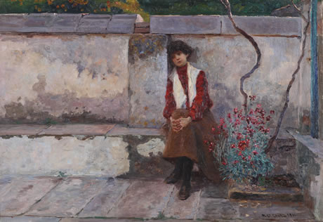 djevojčica / 1901 / menci clement crnčić