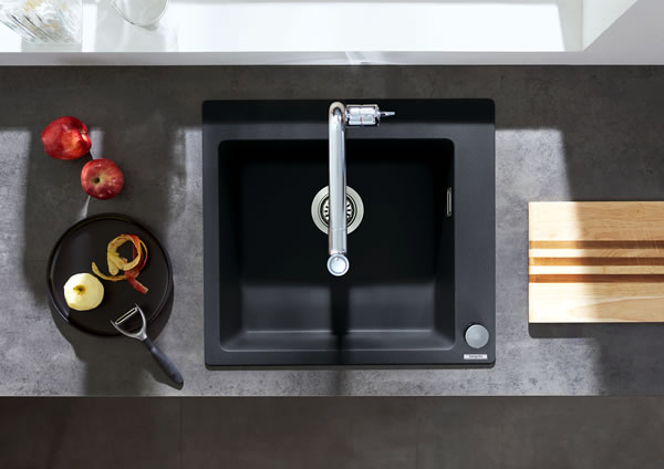 hansgrohe granite kitchen sink