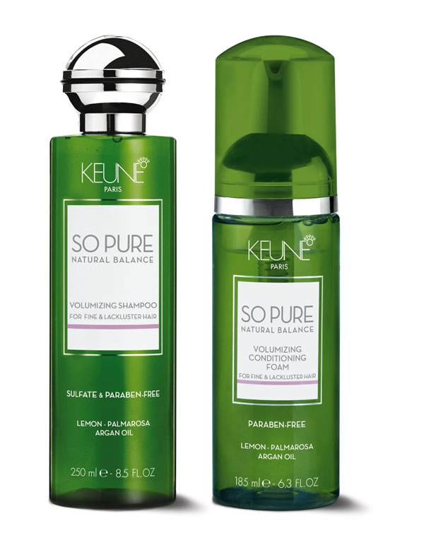 keune so pure / volumizing šampon i regenerator