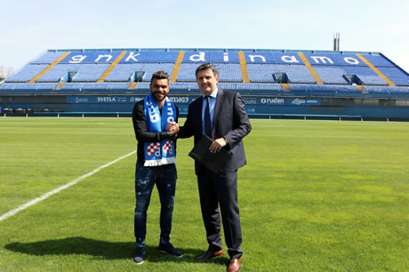 el arabi hilal soudani i romeo jozak, stadion maksimir, zagreb el arabi hilal soudani i romeo jozak, stadion maksimir, zagreb