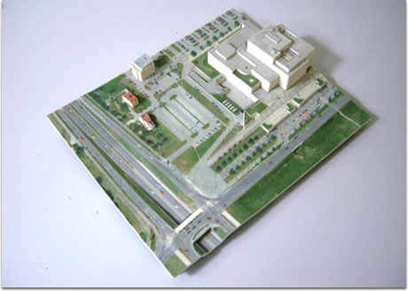 Nacionalna i sveučilišna knjižnica - 3D model Nacionalna i sveučilišna knjižnica - 3D model