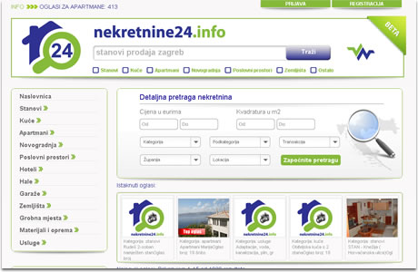 Nekretnine 24 - Besplatni foto i video oglasnik za nekretnine Nekretnine 24 - Besplatni foto i video oglasnik za nekretnine