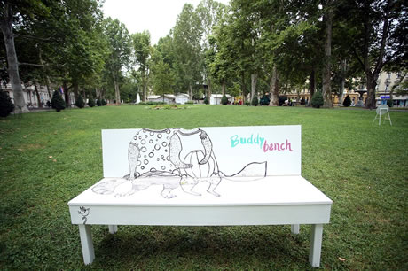 buddy bench / park zrinjevac zagreb