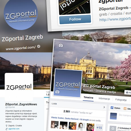 ZGportal Zagreb na društvenim mrežama
