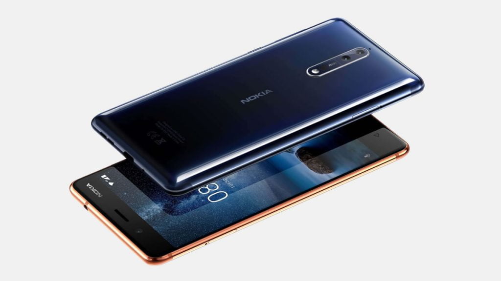 nokia 8 | android 8 oreo | 2017.