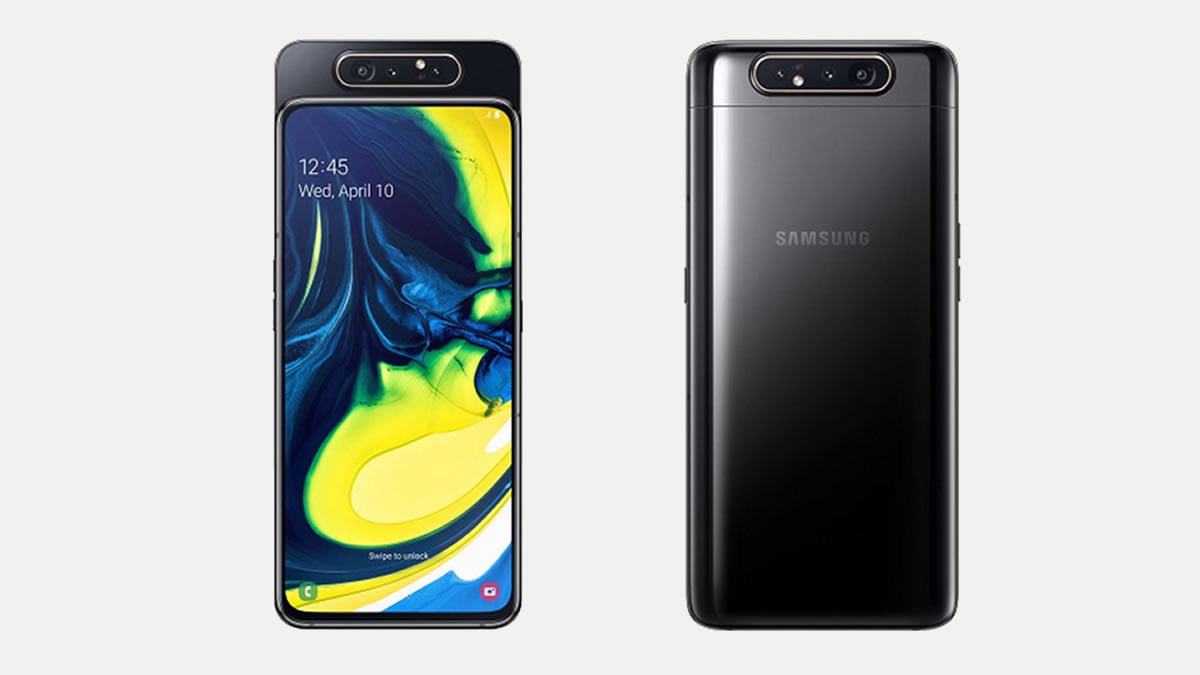 smartphone samsung galaxy a80 black | 2019.