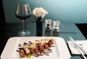 mime`s gourmet bar zagreb | beef tagliata na rikoli