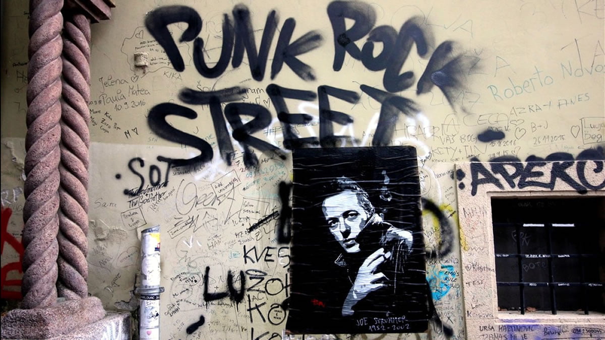 joe strummer / punk rock street zagreb 2019