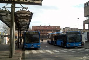 glavni kolodovor zagreb | autobusne linije ZET-a 221 i 268 | prosinac 2013.