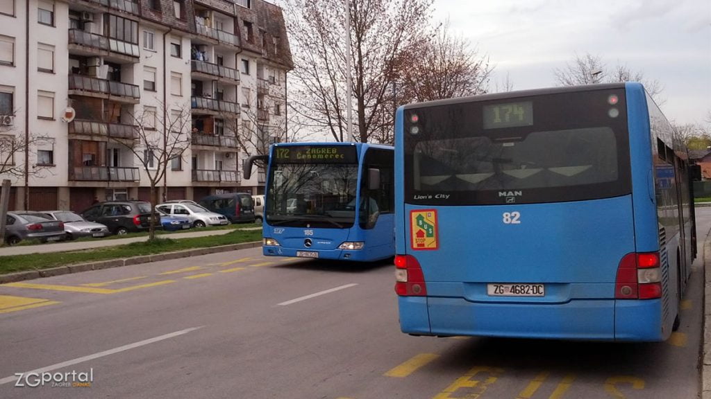 zet bus 172 i 174 | terminal zaprešić | ožujak 2016.