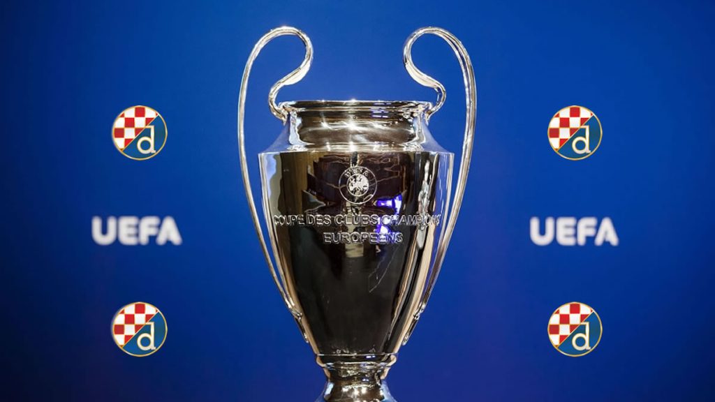 uefa champions league trophy | dinamo zagreb | 2019.