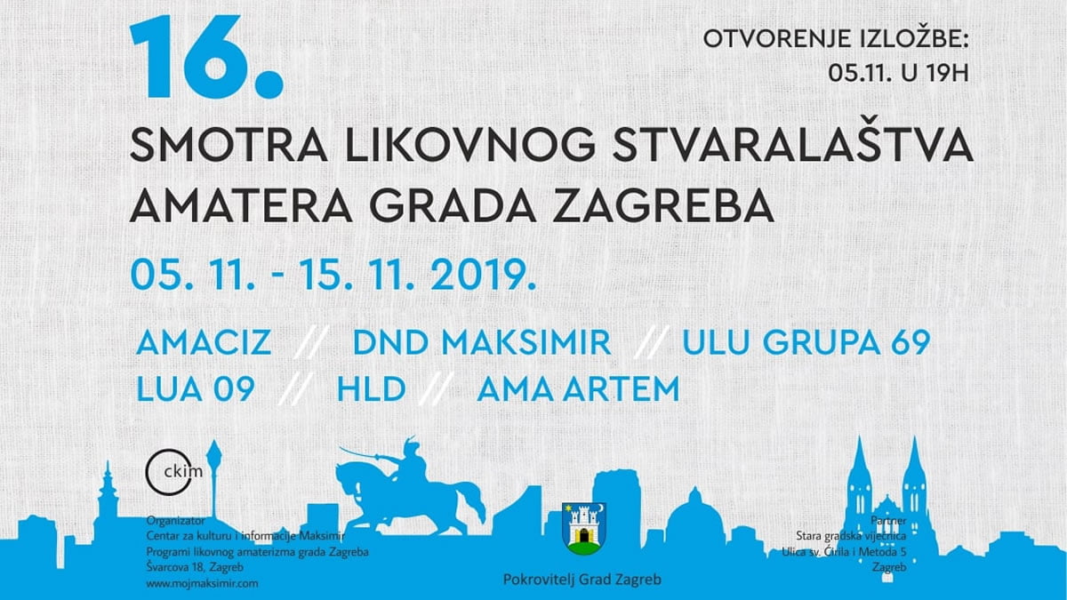 16. smotra likovnog stvaralaštva amatera grada zagreba 2019