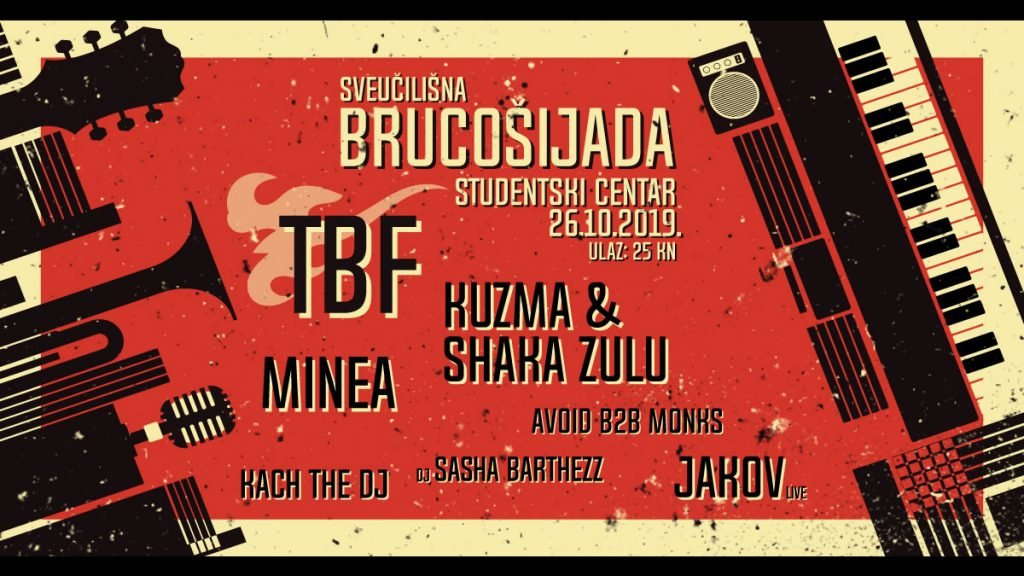 6. sveučilišna brucošijada | studentski centar zagreb | 2019.