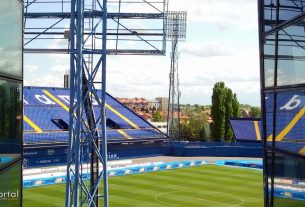 istočna tribina i travnjak stadiona maksimir | zagreb | travanj 2012.