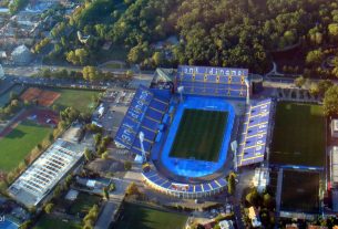 maksimirski stadion, zagreb / aero foto 2010.
