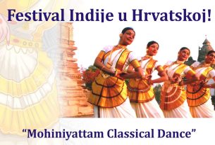 mohiniyattam classical dance / festival indije u hrvatskoj