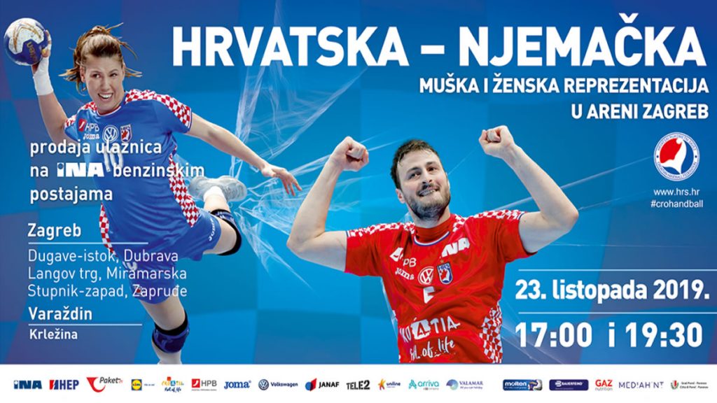 hrvatska - njemačka | rukomet | arena zagreb | 2019.