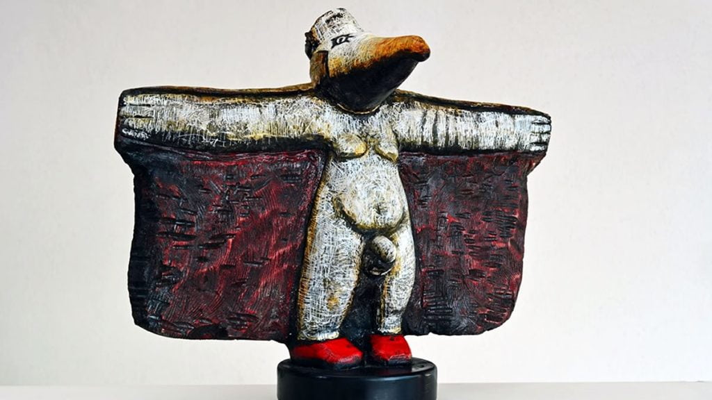 božo terzić | antropomorfizirana skulptura u drvu | foto: nikša lalin | 2019.