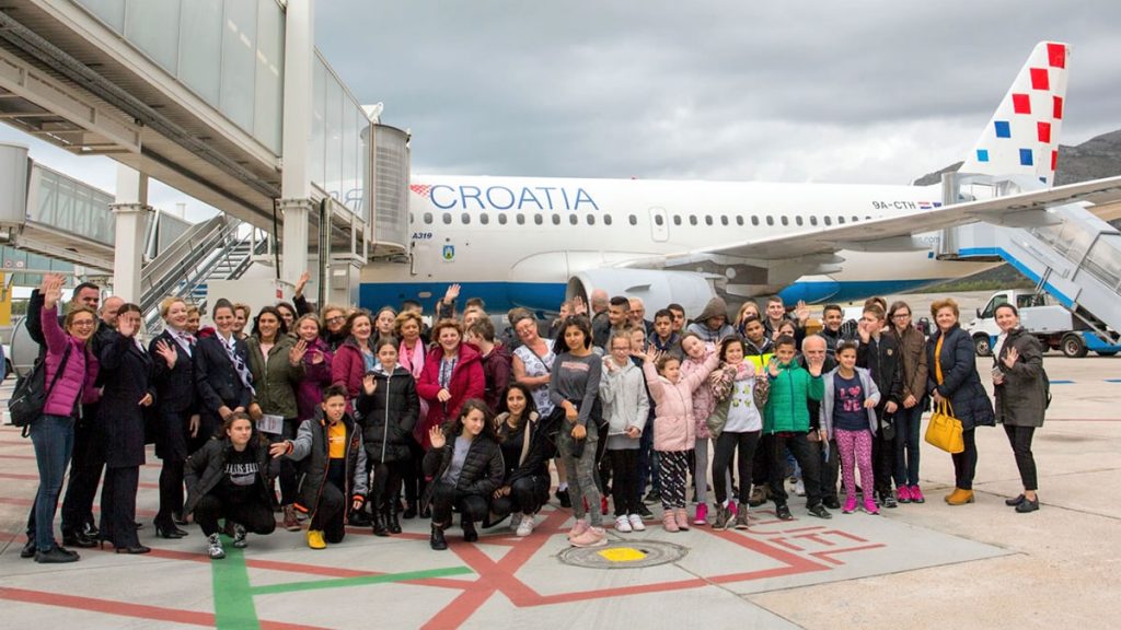 croatia airlines / zračna luka dubrovnik / svjetski dan djeteta 2019