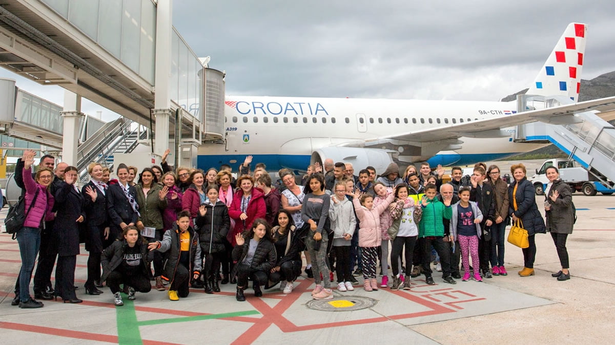 croatia airlines / zračna luka dubrovnik / svjetski dan djeteta 2019