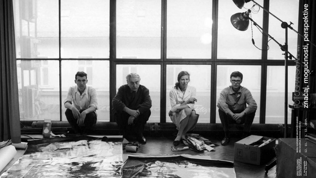 enes midžić, tošo dabac, marija braut i petar dabac | arhiv tošo dabac - ilica 17 -zagreb | 1968.