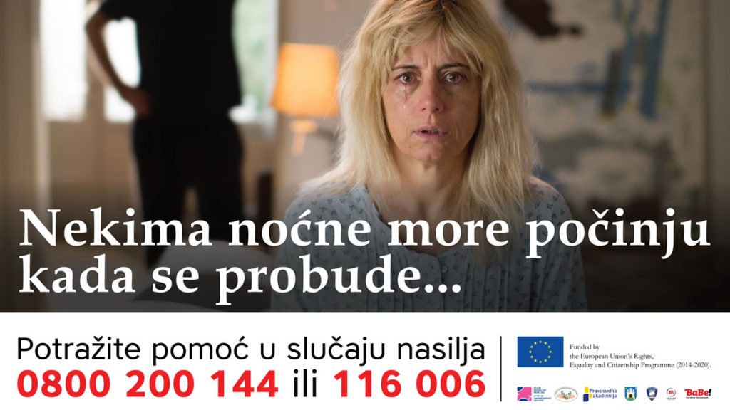 kampanja "nekima noćne more počinju kada se probude" / b.a.b.e. 2019