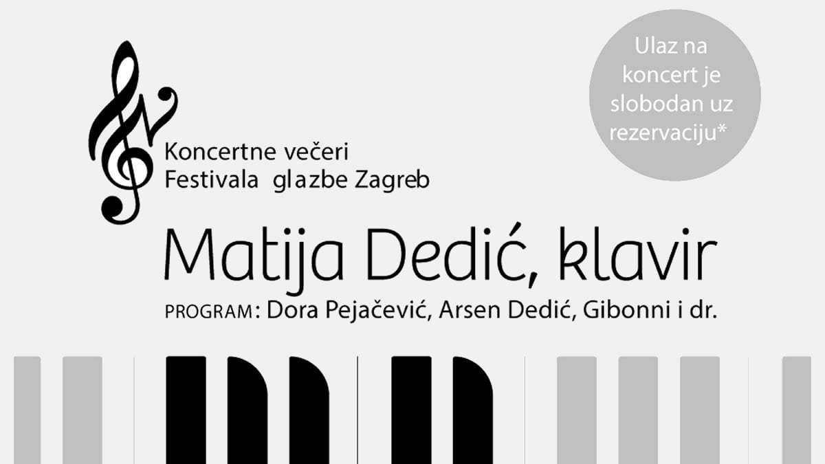 matija dedić / festival glazbe / ckim 2019