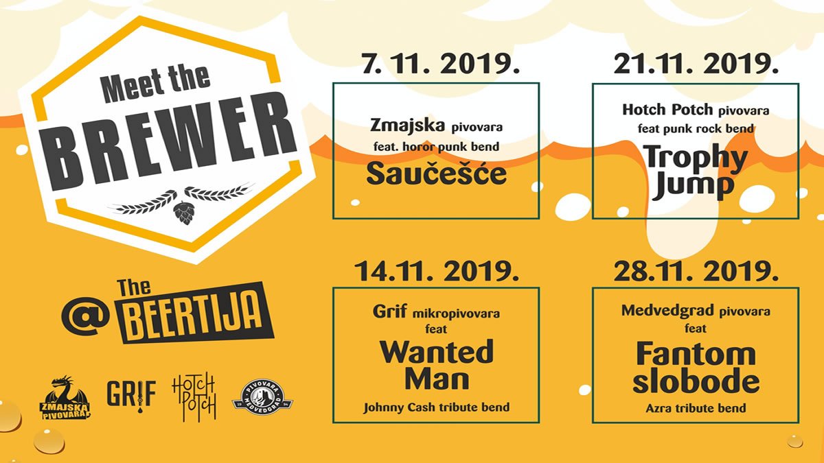 meet the brewer / the beertija zagreb / studeni 2019.
