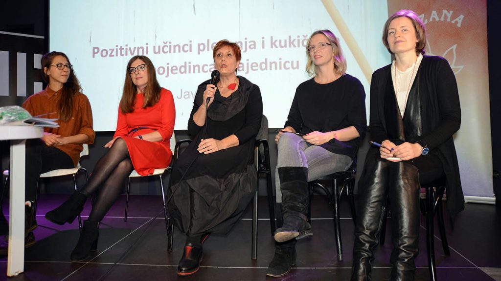 tribina "pozitivni učinci pletenja i kukičanja na pojedinca i zajednicu" / kic 2019