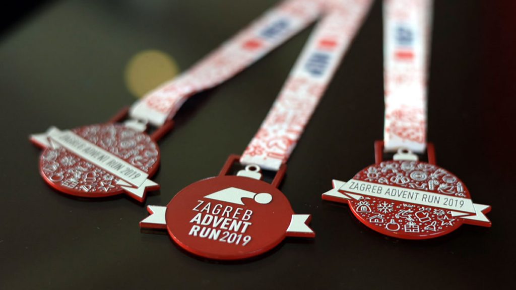 medalje | zagreb advent run 2019