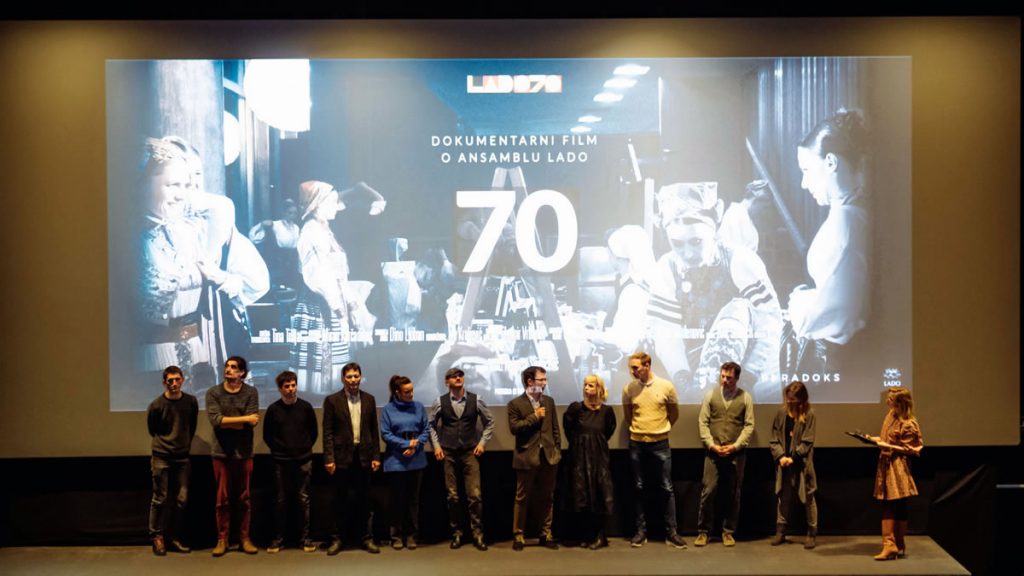 "70" | dokumentari film o ansamblu lado | kaptol boutique cinema zagreb |2019.