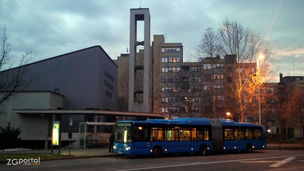 autobusna linija 219 | župa uzašašća gospodnjega, sloboština, zagreb | siječanj 2013.