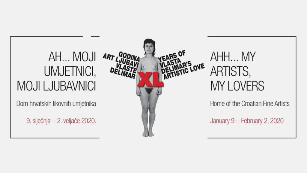 izložba "40 godina art ljubavi vlaste delimar" | galerija bačva & galerija pm - dom hdlu zagreb | 2019.