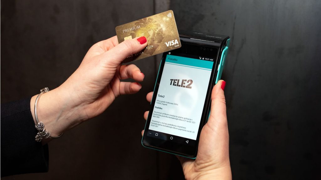 fiskalka - mobilna blagajna s integriranim kartičnim plaćanjem - tele2 i pbz card - 2020