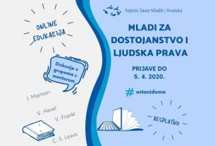 online edukacija "mladi za dostojanstvo i ljudska prava" - svjetski savez mladih hrvatske 2020