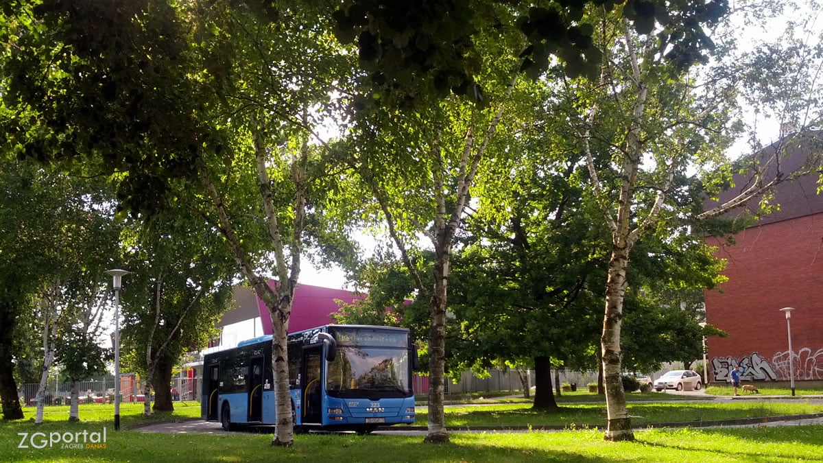 zet bus linija 113 ljubljanica - jarun | okretište jarun zagreb | lipanj 2014.