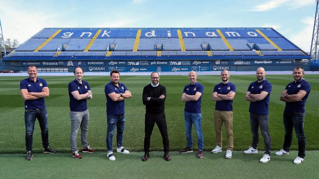 stručni stožer | dinamo zagreb | stadion maksimir | foto: luka stanzl / pixsell | 2020.