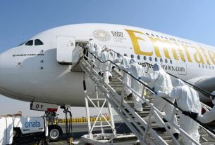 emirates - dezinfekcija zrakoplova - 2020