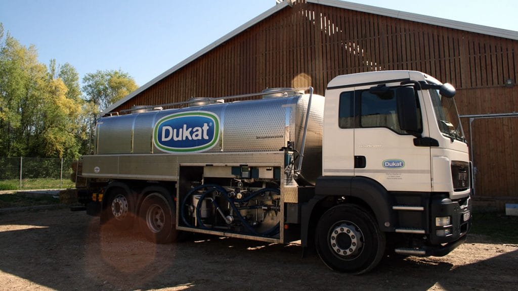mliječna industrija dukat | kamion za prijevoz mlijeka | 2020.