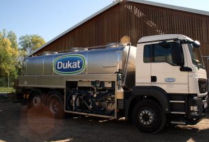 mliječna industrija dukat - kamion za prijevoz mlijeka - 2020.