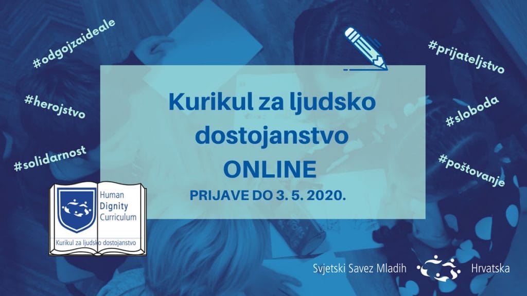 online radionica "kurikul za ljudsko dostojanstvo" | ssmh | 2020.
