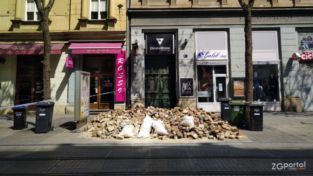 posljedice potresa | jurišićeva ulica zagreb | travanj 2020.