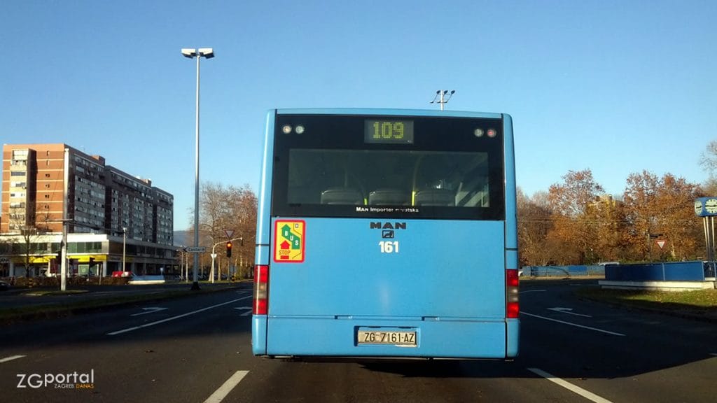 autobusna linija 109 | zet zagreb | man ng313 | studeni 2016.