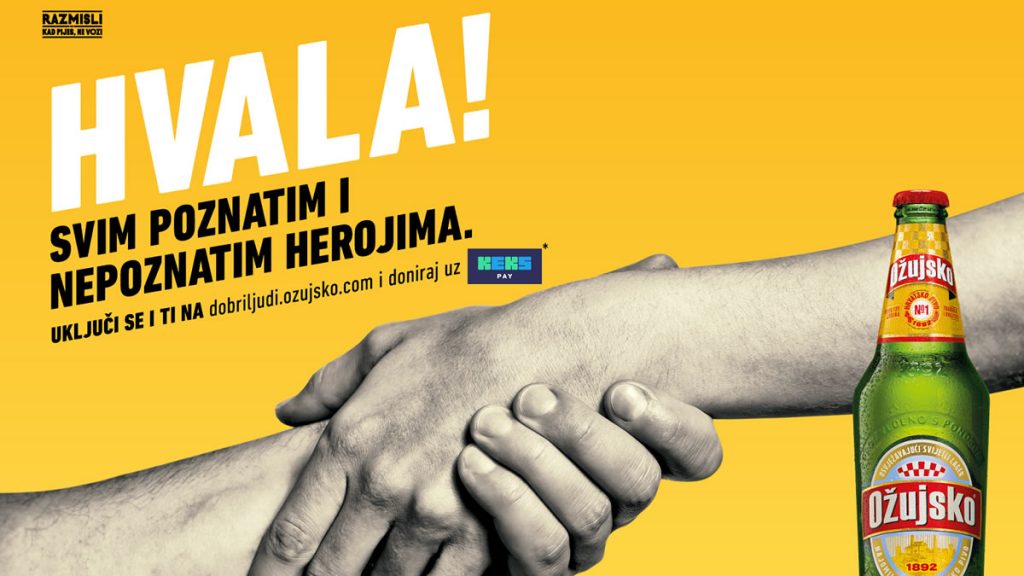 kampanja "dobri ljudi" | ožujsko pivo | 2020.