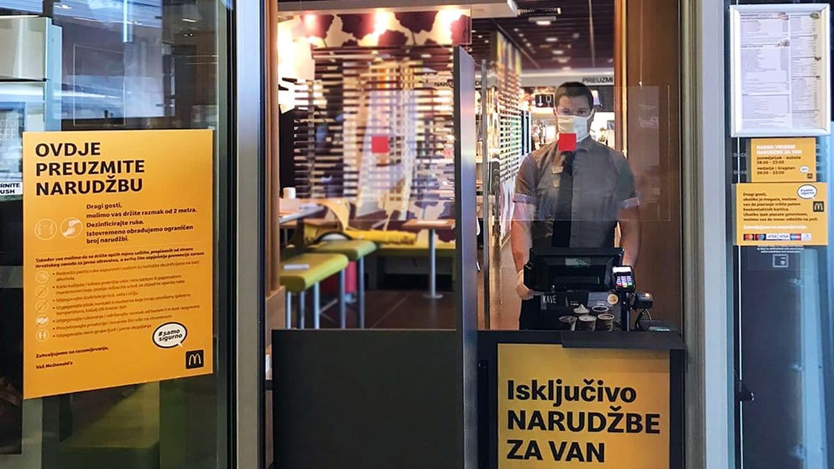 mcdonalds - narudžba za van - 2020