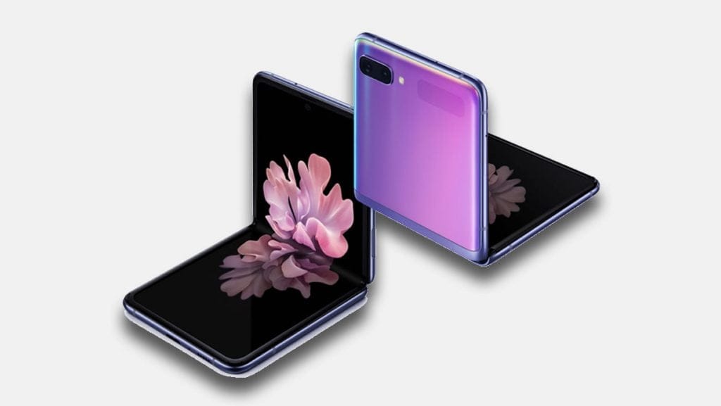 samsung galaxy z flip | mirror purple combination | 2020.