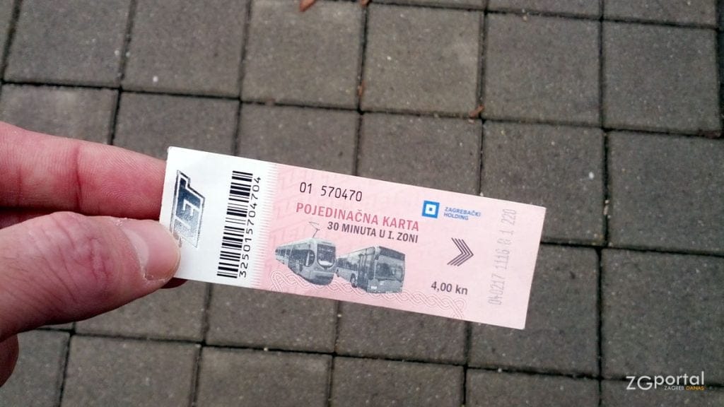 tramvajska karta - zet zagreb - veljača 2017.