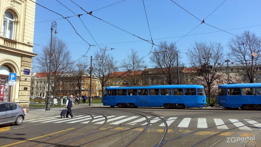 trg kralja tomislava zagreb | zet zagreb | tramvajska linija 6 | ožujak 2017.