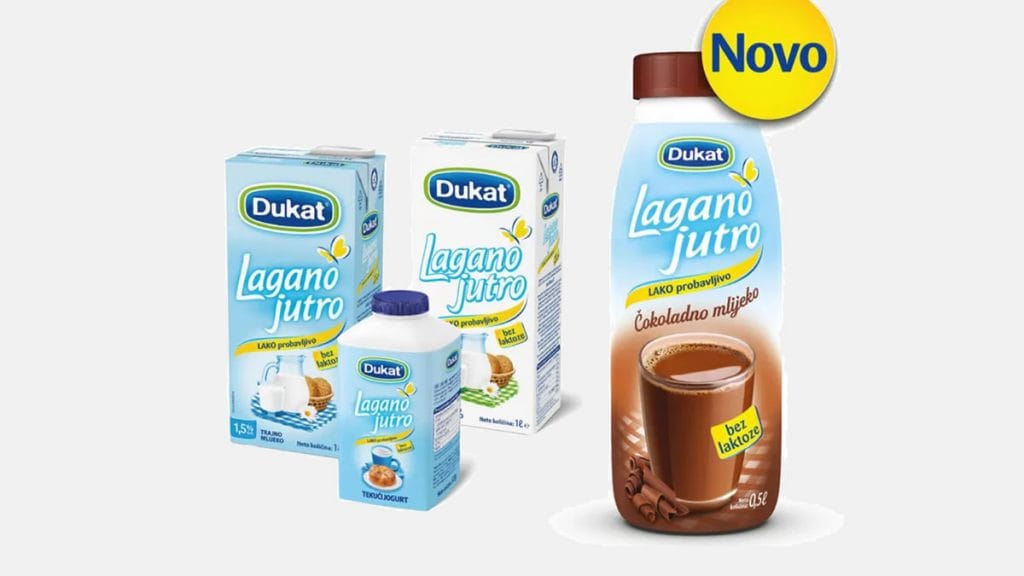 dukat lagano jutro | čokoladno mlijeko bez laktoze | 2020.